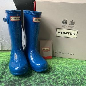 Hunter Orginal Kids Star Cloud Glitter Rain Boot